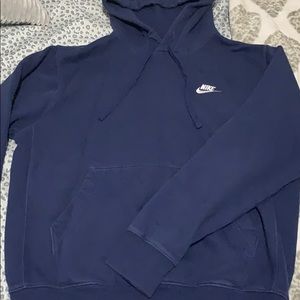 NAVY NIKE HOODIE